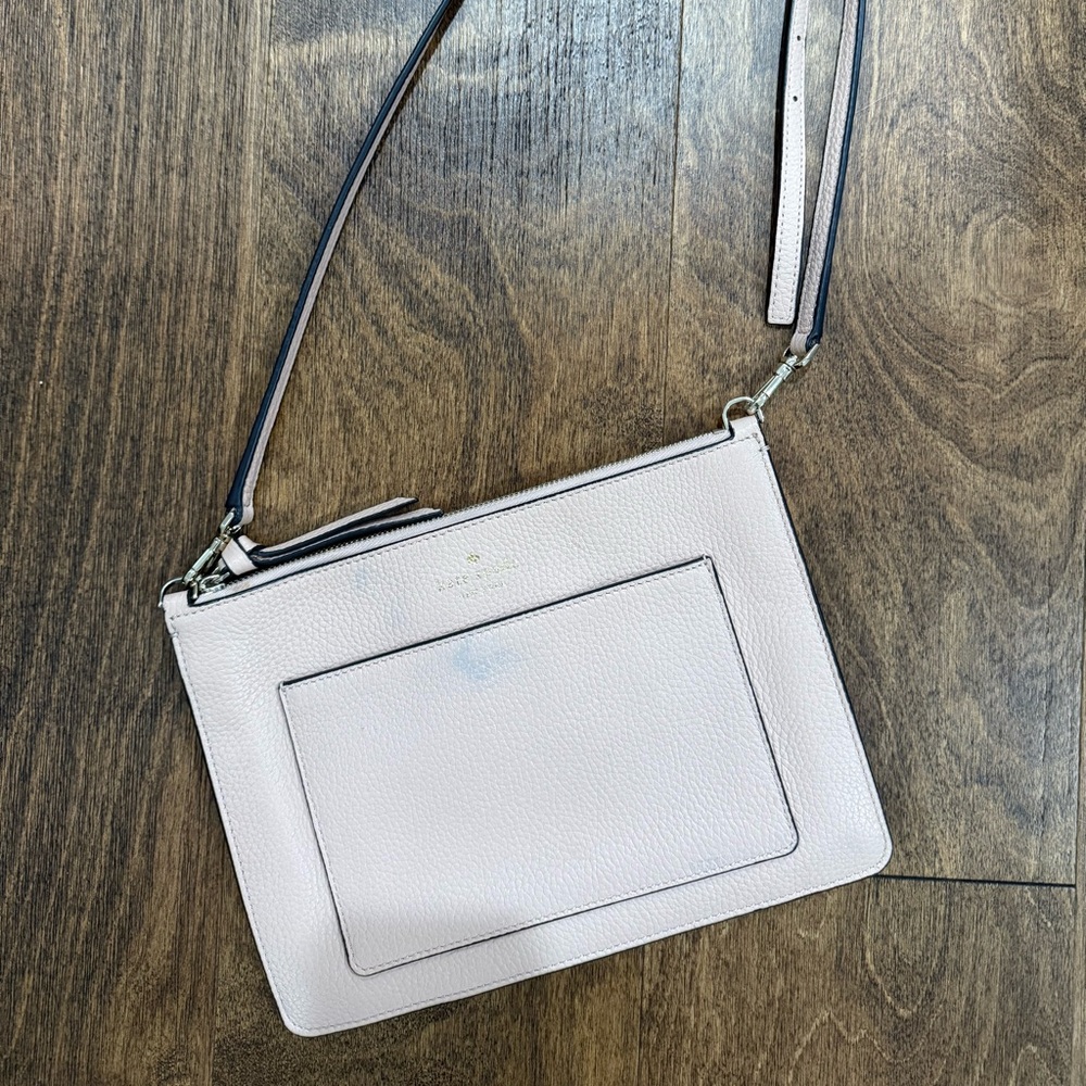 Elegant pink Cream Shoulder Bag Kate spade